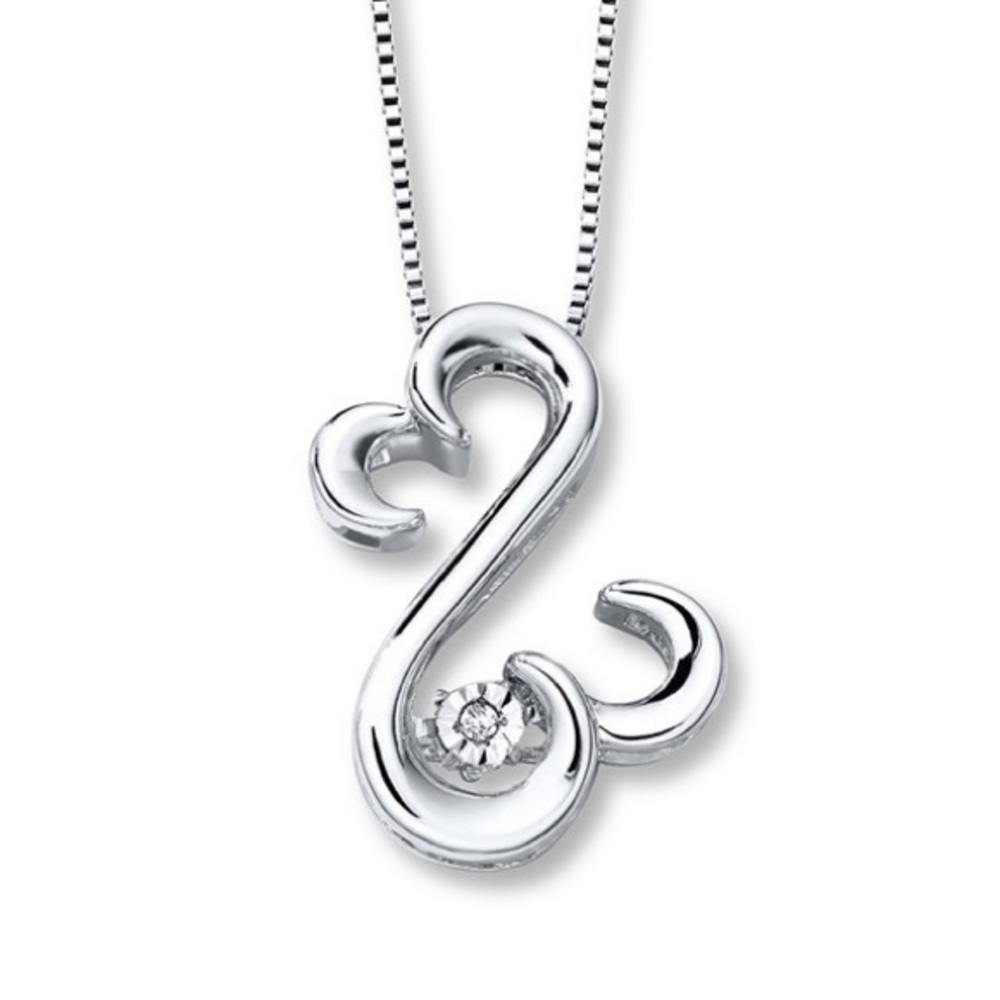 open hearts rhythm pendant